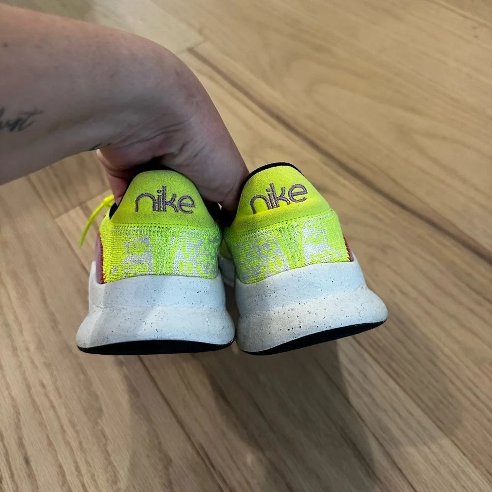 Nike Neon Yellow and Black Sneakers